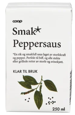 Peppersaus 250ml Smak*