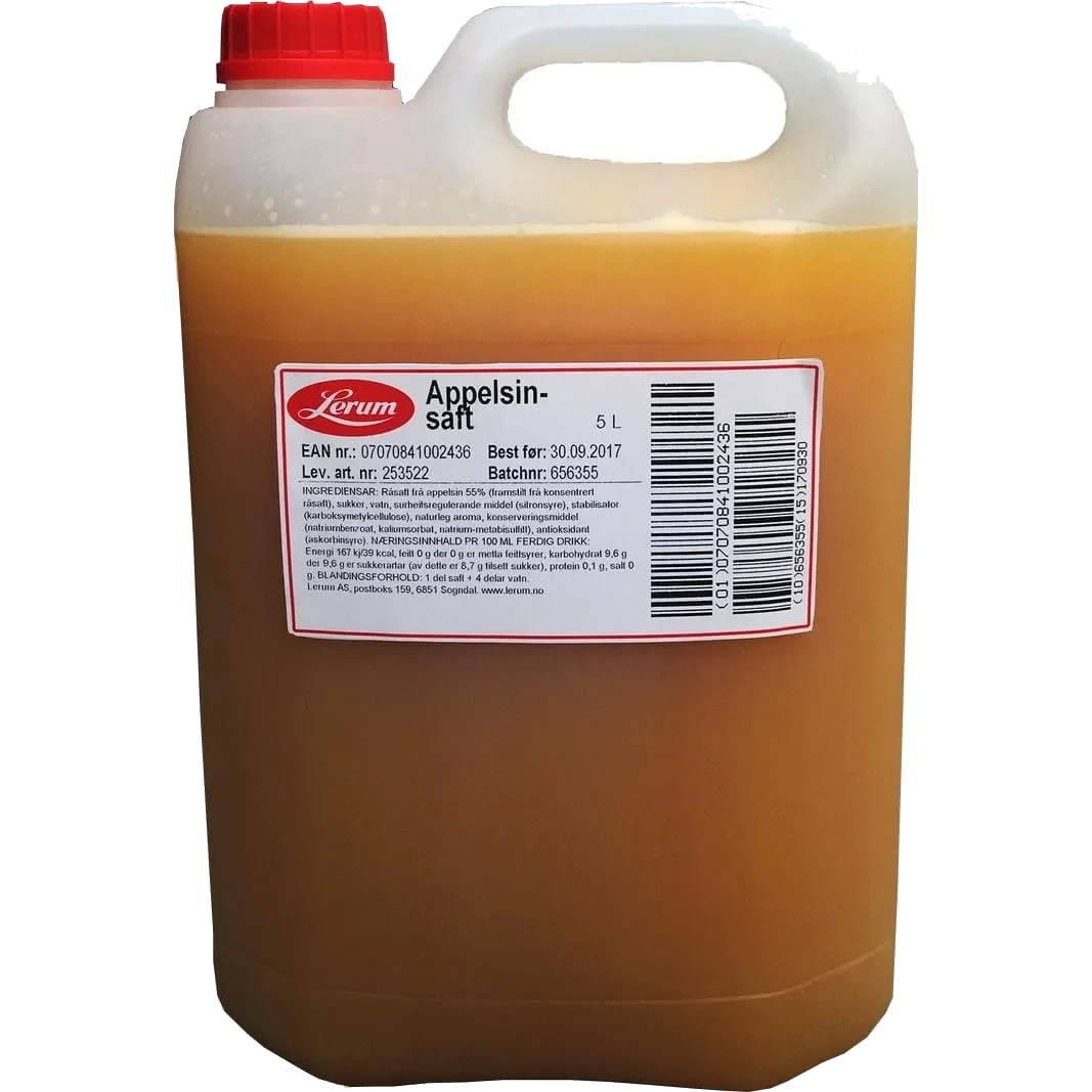 Appelsinsaft 5l Lerum