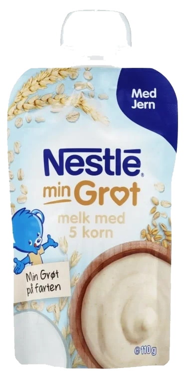 Min Grøt 5-korn Spiseklar 6m 110g