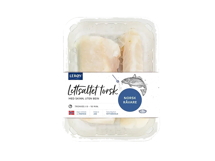 Torsk Lettsaltet Ca400g Lerøy