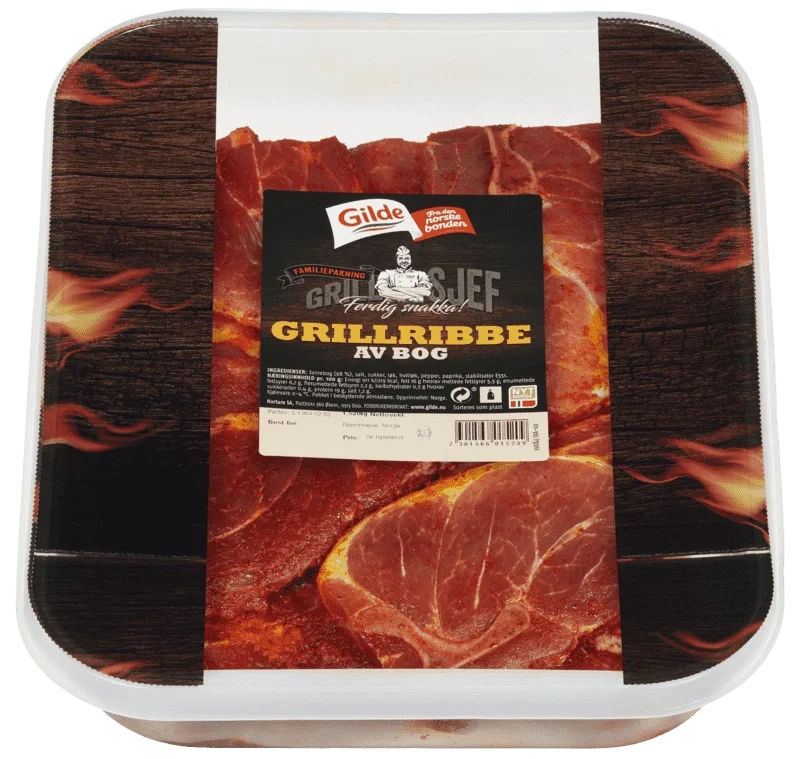 xSvin Grillribbe av Bog 1,5kg Pk