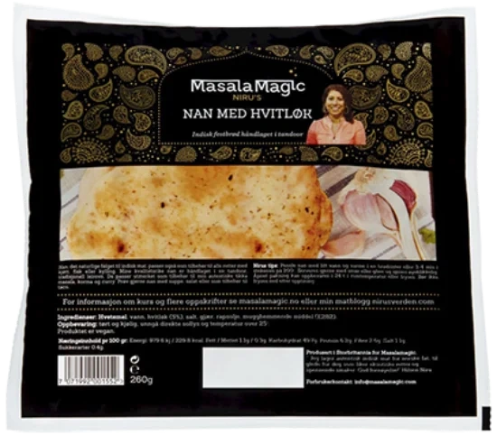 Nanbrød m/Hvitløk 260g