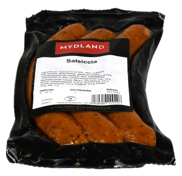 Salsiccia 310g 3pk Mydland