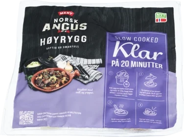 Angus Høyrygg Sous Vide Ca700g Meny