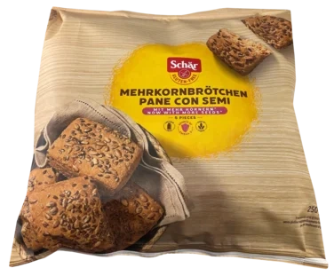 Schär Mehrkornbrötchen Fryst 250g