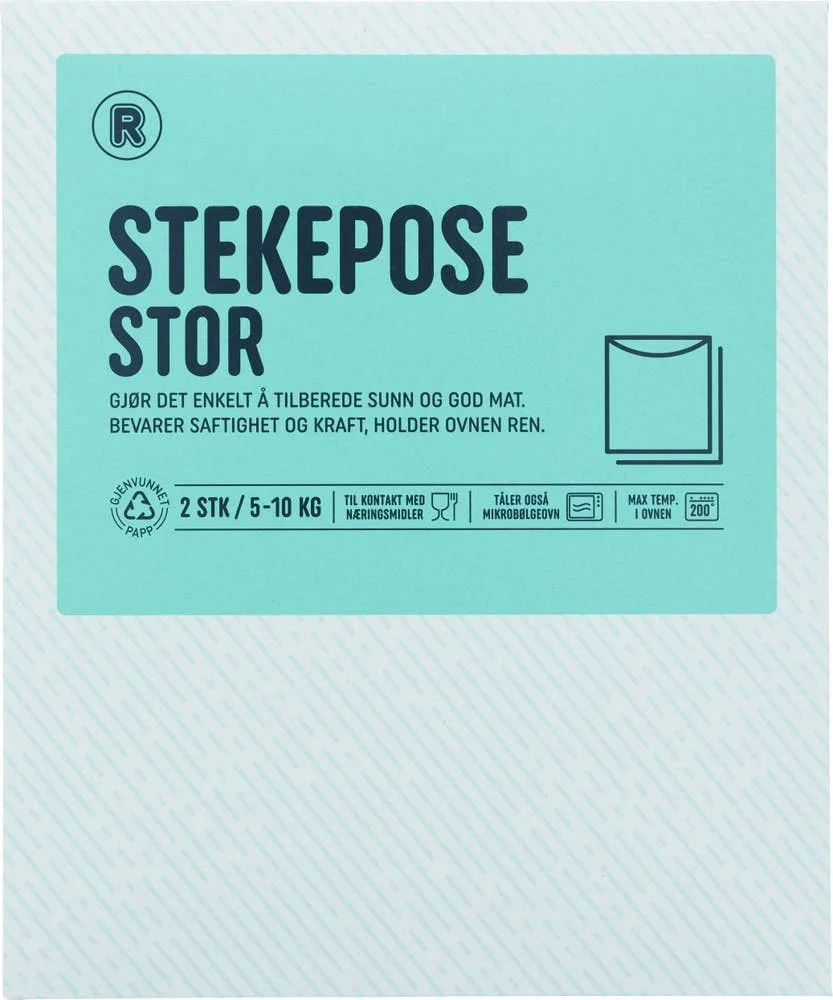 Stekeposer ekstra store 2 stk