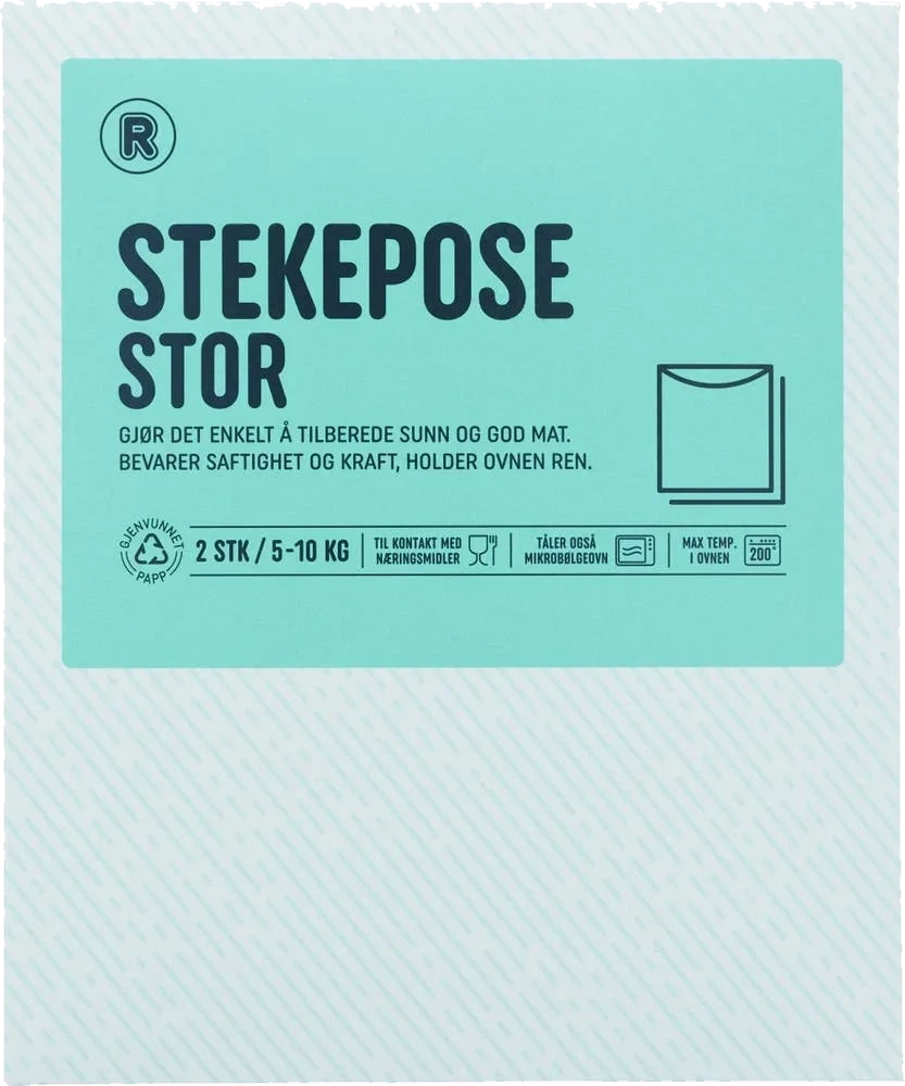 Stekeposer ekstra store 2 stk