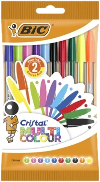 Skrivesaker Cristal Multicolor Bic