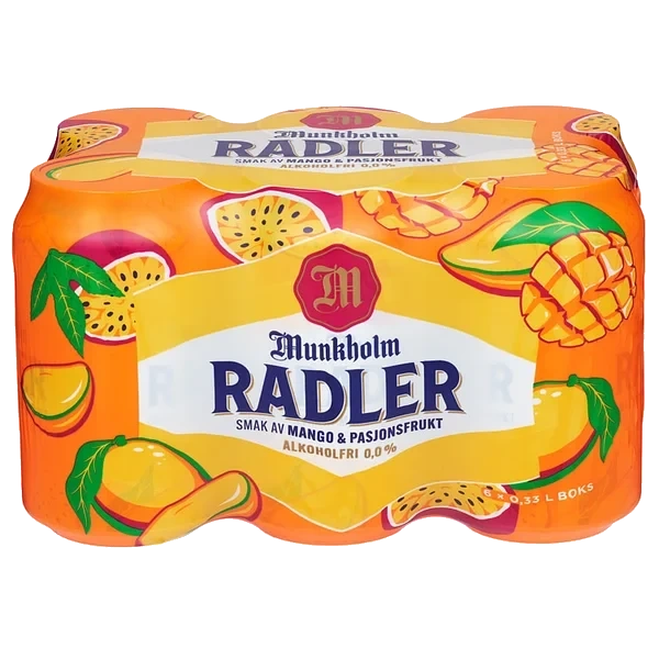 Munkholm Radler Mango/Pasjon 0,33lx6 boks
