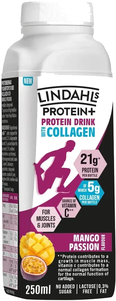 Protein+ Yoghurtdryck med Kollagen Mango & Passion