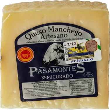 Manchego Pasamontes Semi Curado Dop 230g