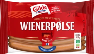 Wienerpølse 520g Gilde