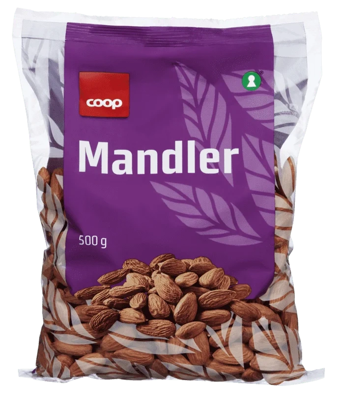 Almonds Natural 500g