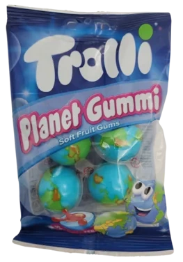 Trolli Planet Gummi Soft Fruit Gums 75g