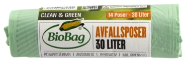 Avfallspose 30l Biobag