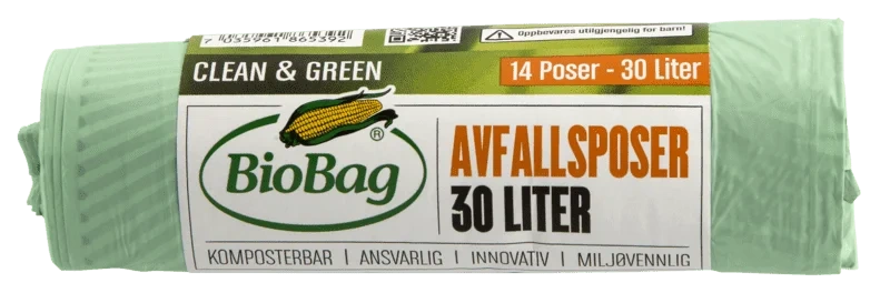 Biobag Avfallspose 30l