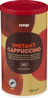 Coop Cappuccino Instant Kaffe 250g