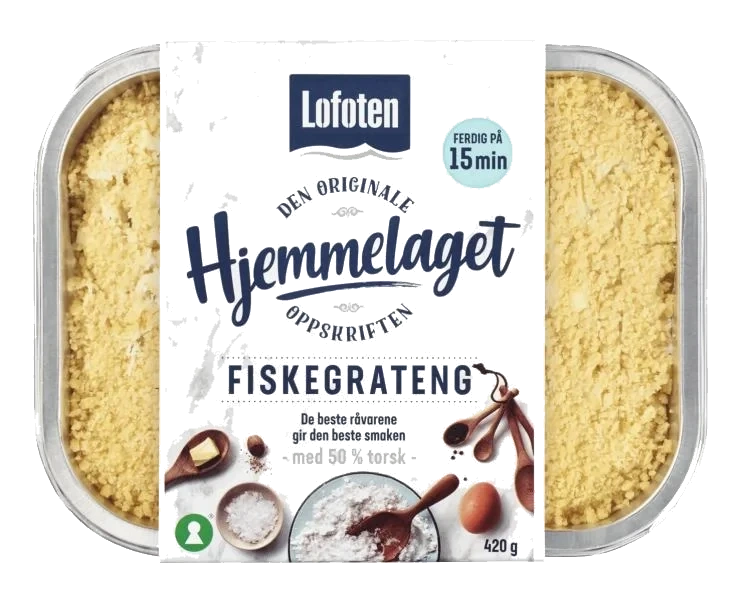 Fiskegrateng Hjemmelaget 420g Lofoten