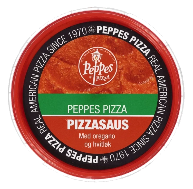 Peppes Pizzasaus Oregano & Hvitløk 180g