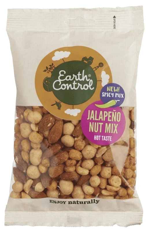 Earth Control Jalepeno Nut Mix 225g
