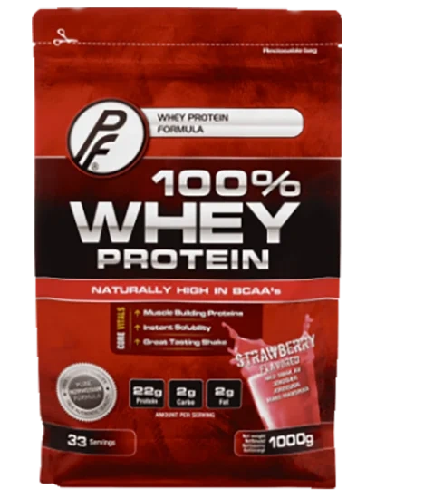 PF 100% Whey Protein Strawberry 1kg