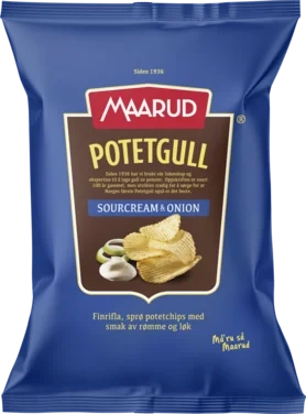 Maarud Potetgull Sour Cream Onion 200g