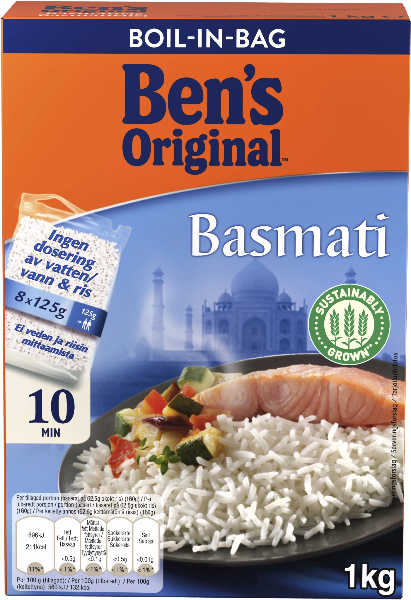 Basmatiris Boil in bag