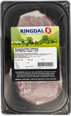 Svinekoteletter 4 Pk Atmos Ringdal