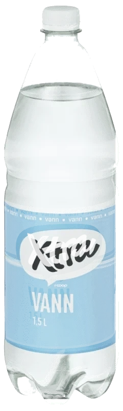Vann u/Kullsyre 1,5 l X-tra