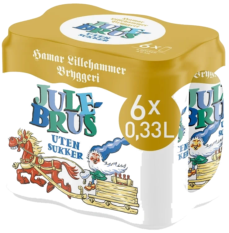 Hamar Julebrus Lett 0,33lx6 boks