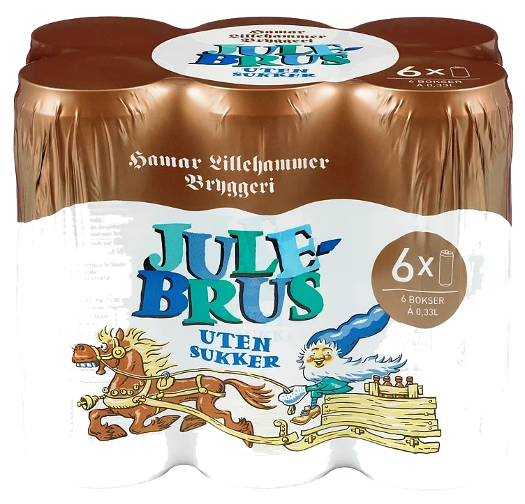 Hamar Julebrus Lett 0,33lx6 boks