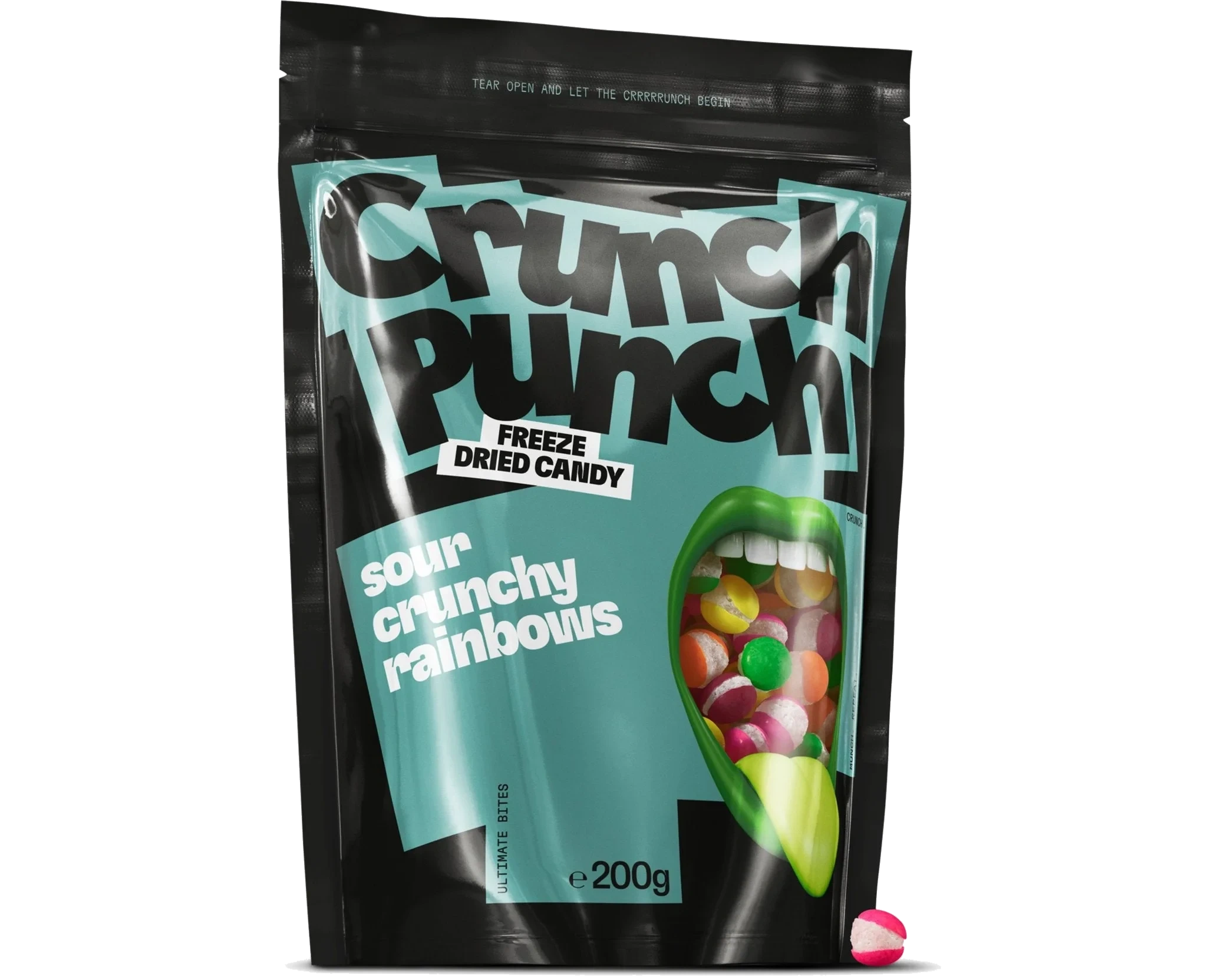 Crunch punch 180g Sour crunchy rainbows