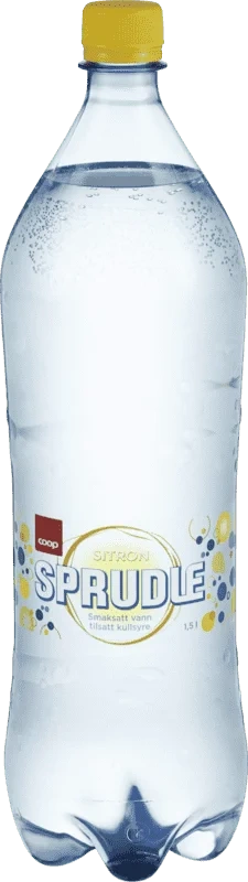 Vann m/Sitron Coop Sprudle