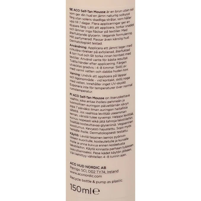 Self Tan Body Mousse Medium