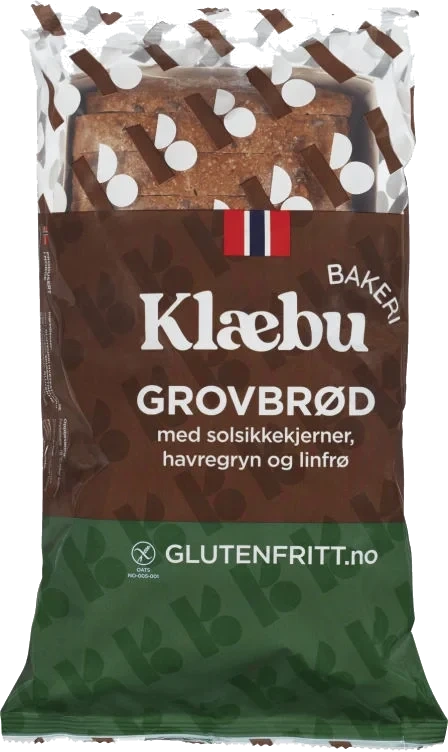 Grovbrød 500g skåret (glutenfritt)