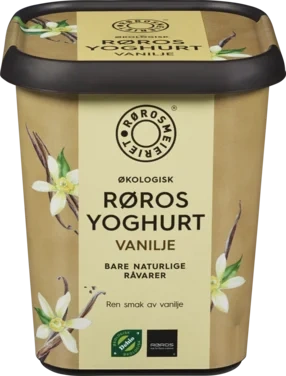 Røros Yoghurt Vanilje Økol. 500g Rørosmeieriet