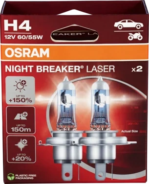 Billampe H4 64193nl-2hb Eco Night Breaker