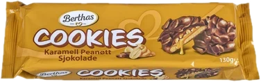 Caramel Peanut Cookies 130g Berthas