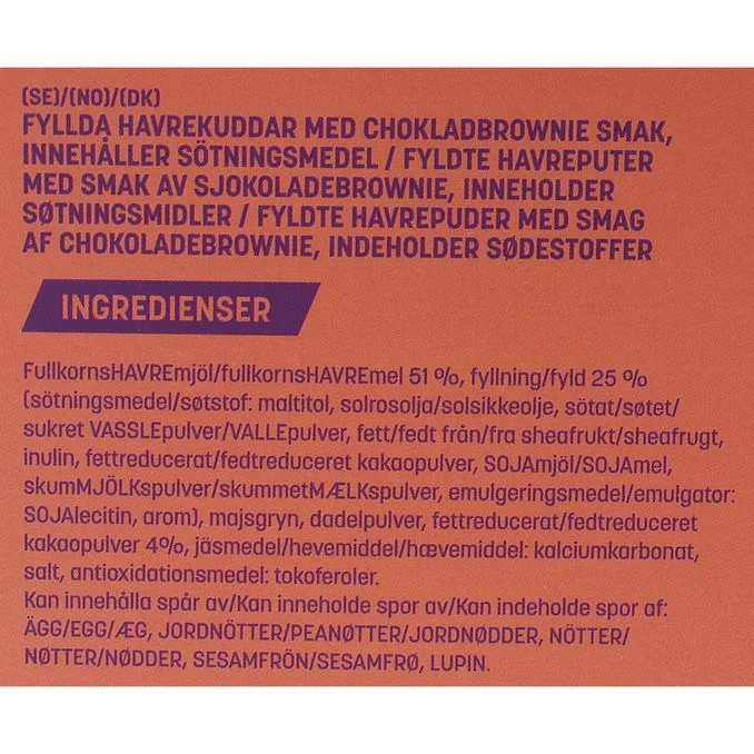 Havrekuddar Chocolate Brownie