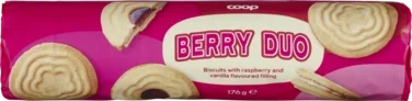 Duo Biscuit With Raspberry