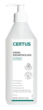 Certus Hånddesinfeksjon Flytende 600ml