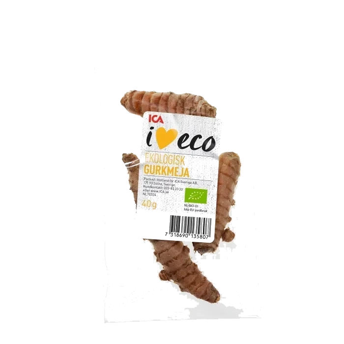 Gurkmeja Ekologisk 40g Klass 1 ICA I love eco