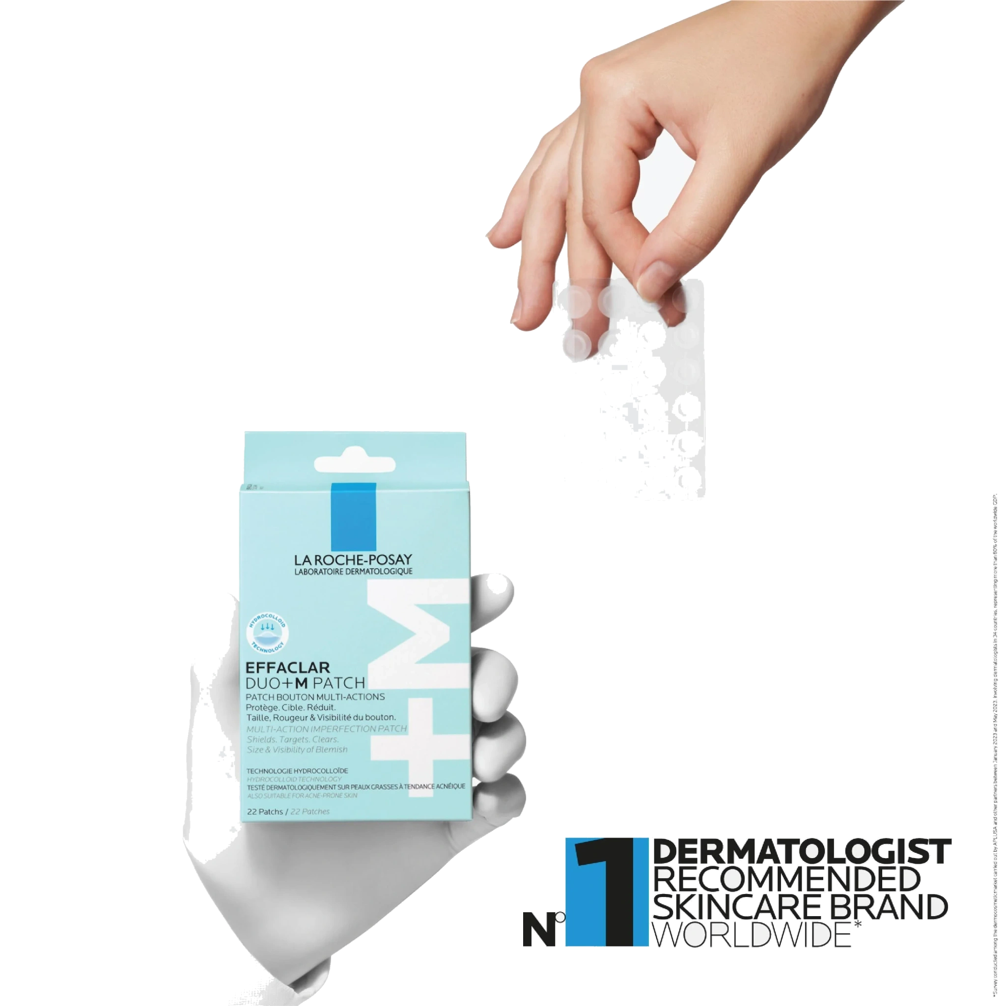 La Roche-Posay Effaclar Duo+M Multi-action Imperfection Patch, 22 stk.