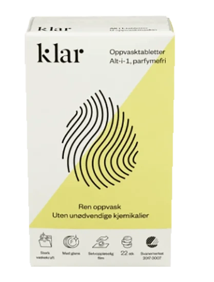 Klar Oppvasktabletter 22 stk