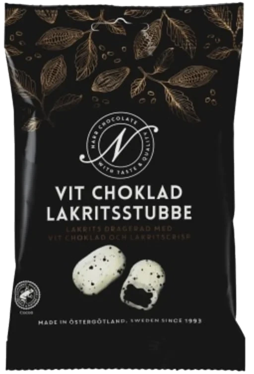 Narr Lakritsstubbe Chocolate 100g