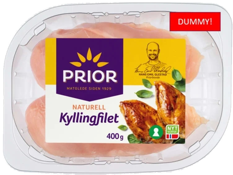 Kyllingfilet 425g Prior