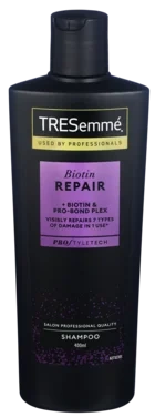 Tresemmé Shampoo Biotin Repair 400ml For Tørt og Skadet Hår