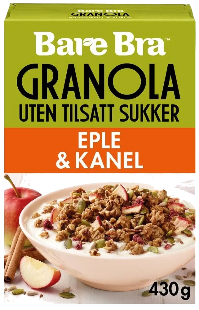 Bare Bra Granola Eple og Kanel