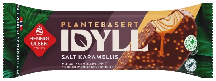 Idyll Saltkaramell Plantebasert Is 90ml Hennig-Olsen