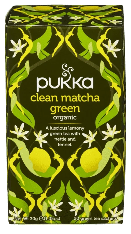 Pukka Te Clean Matcha Green Urter 20 poser
